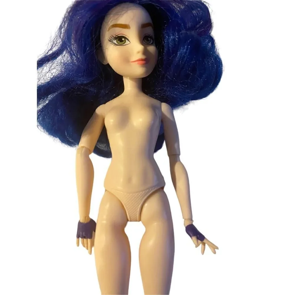 Disney descendants evie doll Jointed articulated blue hair dress rare